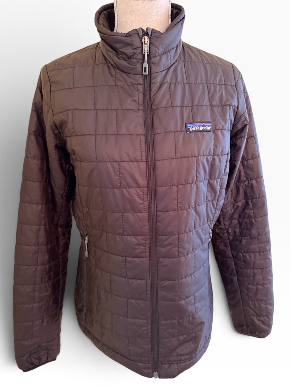 Patagonia Black Quilted Puffer Jacket M